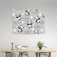 thumbnail image 2 of Kdxio Pandas Wall Hanging Tapestries Banner For Bedroom College Dorm Home Living Room Party Decor 29X37 In, 2 of 8