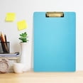 thumbnail image 6 of GZHJMY Blue Solid Color Clipboard,Standard A4 Letter Size Hardboard Office Clipboards with Low Profile Clip for Classrooms, Offices,Students-Silver Clip42 Whiteboard Clipboards, 6 of 7