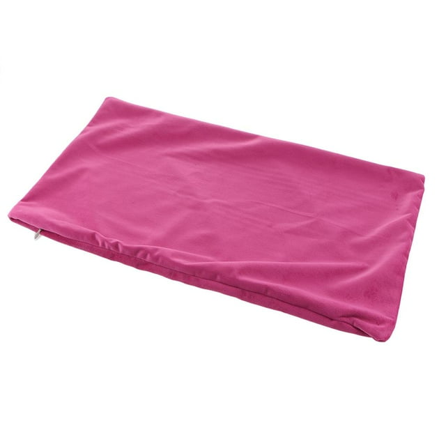 Funda De Cojín Con De Almohada Decorativas, De Color Rectangular, De , Color Amarillo Rosa caliente Soledad Funda de almohada de terciopelo suave