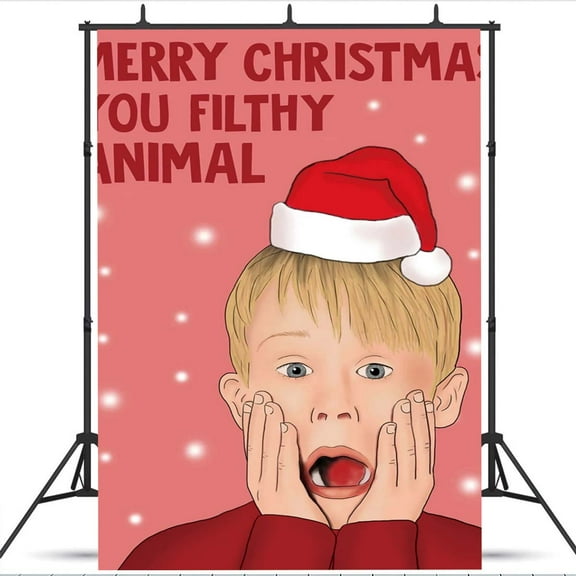 Home Alone Halloween Christmas Taspestry Wall Decor Party Supplies Background BackdropBanner Poster Decor Decorations