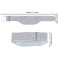 thumbnail image 1 of Portable USB Heated Waist Belt | Waterproof Hand Warmer Pad with 3-Second Fast Heating 5 Temp Settings | Adjustable Waist Support 30-50 Inch | Menstrual Cramp Relief Back Pain, 1 of 7
