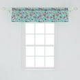 thumbnail image 2 of Ambesonne Garden Valance Pack of 2, Rose Bouquet Pattern, 54"X12", Multicolor, 2 of 2