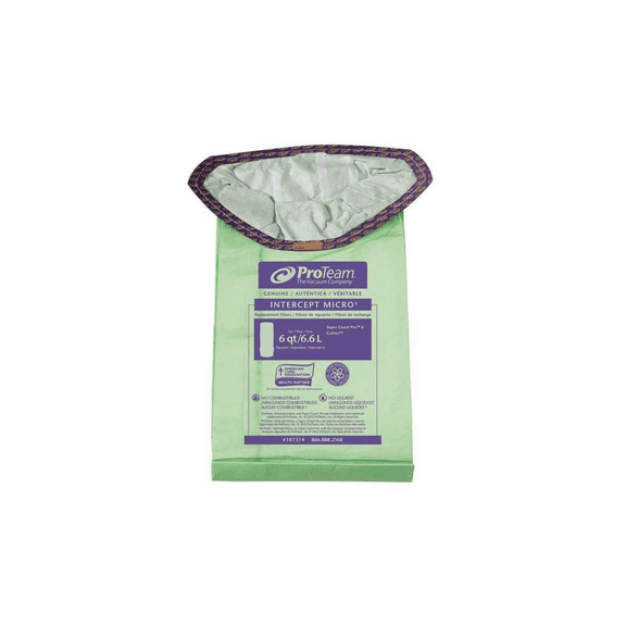 107314 Filter Bag Paper Intercept Micro PK10 WLM, Part No # 107314 By ProTeam