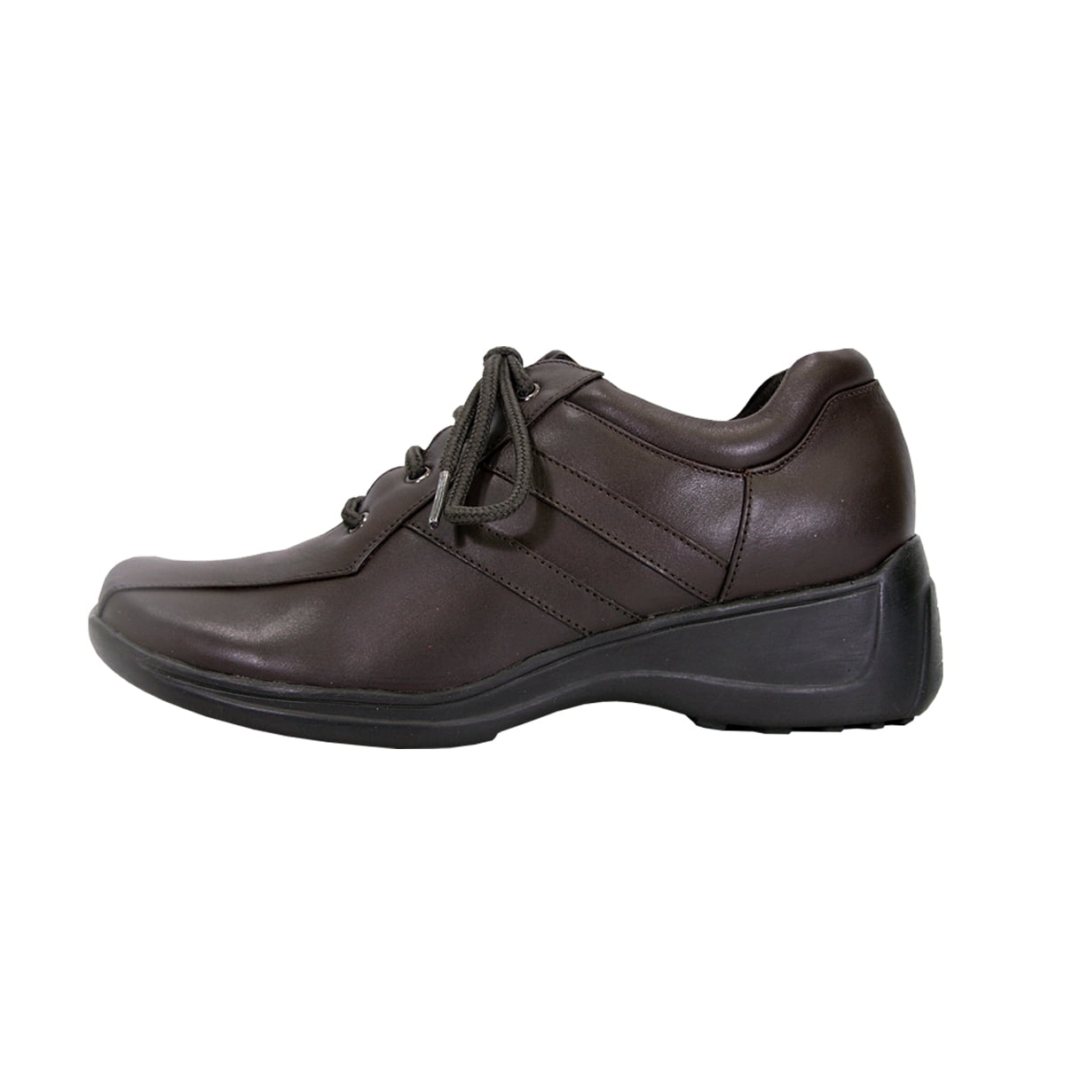 24 HOUR COMFORT Camila Wide Width Comfort Shoes For Work and Casual Attire BROWN 9