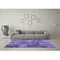 thumbnail image 3 of Ahgly Company Indoor Rectangle Patchwork Blue Transitional Area Rugs, 2' x 4', 3 of 4