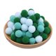 thumbnail image 3 of 100 bolas de pompones suaves y esponjosas de 15/20/25 mm, juguetes hechos a mano para niños, decoración de bodas, pompones de fieltro, suministros para manualidades de costura, 8 unidades, 3 of 5