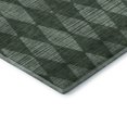 thumbnail image 6 of HomeRoots 650078 8 x 10 ft. Olive Green & Ivory Diamond Washable Machine Made Rectangle Area Rug with UV Protection, 6 of 9