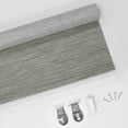 thumbnail image 6 of Lumi Cordless Natural Fabric Roller Shades Light Filtering (4 Colors) 55 W x 72 H Inches - Grey, 6 of 6