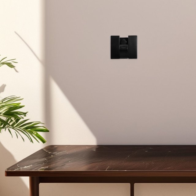 unbranded 4Ud Plegables Adhesivos Negros Ideales Para Cocina Y Entrada De Casa