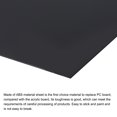 thumbnail image 4 of Unique Bargains ABS Plastic Sheet 10 Inch x 8 Inch x 0.04 Inch ABS Styrene Sheets for Building Model Crafts Panel Black 3 Pcs, 4 of 6