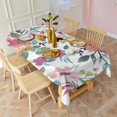thumbnail image 3 of Pioneer Flower Floral Print Pattern Rectangle Tablecloth 60"x102",Waterproof Polyester Rectangle Table Cloth, Wipeable Spillproof Polyester Tablecloth for Dining, Camping, Indoor and Outdoor, 3 of 6