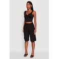 thumbnail image 4 of Womens Iris Sweetheart Cropped Tank Top, 4 of 5
