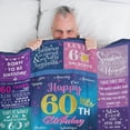 thumbnail image 6 of 30th Birthday Gifts Blanket for Her, 30th Birthday Decorations Blanket for Women Men 30 Year Old Birthday Gifts Ideas for Sister Friend Wife Husband Throw Blankets 50" x 60", 6 of 6