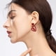 thumbnail image 5 of Pendientes de corazón de tinta rosa para San Valentín, pendientes huecos de Europa y Estados Unidos, pendientes coreanos sencillos, pendientes de oreja, pendientes de amor acrílicos para mujer., 5 of 6