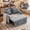 Grey, variant on Wansaly 3-in-1 Convertible Sleeper Chair, Modern Foldable Sofa Bed with USB Port & Phone Holder, Linen Single Couch for Small Bedroom, Green