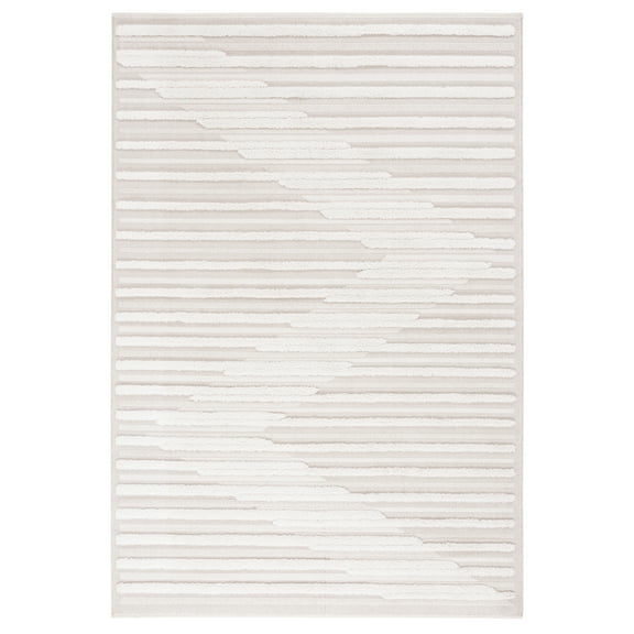 SAFAVIEH Trends Odetta Geometric Area Rug, Beige/Ivory, 8' x 10'