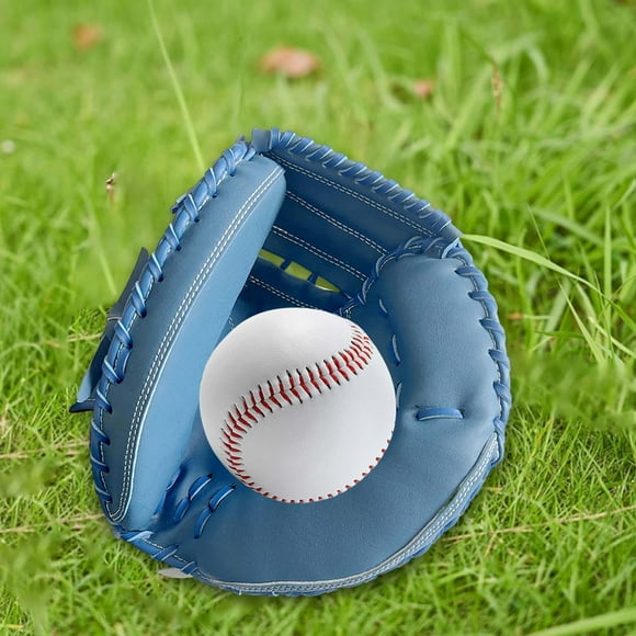 Guante de béisbol para adultos Cola Guante de softbol de 12,5'' mano izquierda Azul