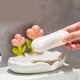 thumbnail image 1 of Jabonera Para Lavabo, Jabonera De Flores De Cerámica Compacta Decorativa Para El Hogar Del Baño, 1 of 7