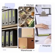 Fluorescent TZe Tape Compatible with Brother P Touch Label Maker, 2 Pack
