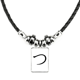 thumbnail image 1 of carácter katakana japonés tsu collar a mano colgante de cuerda de cuero Unbranded M, 1 of 3