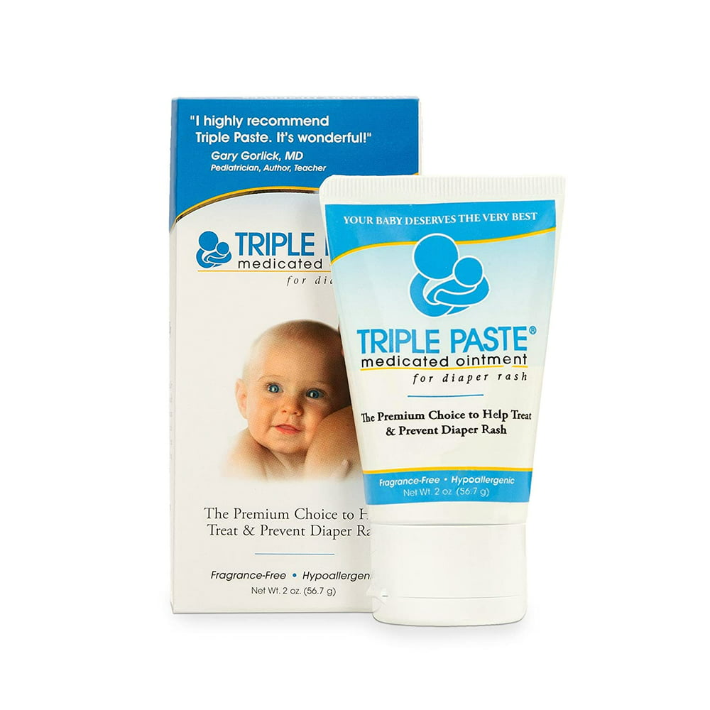 Triple Paste Medicated Ointment For Diaper Rash Hypoallergenic Helps