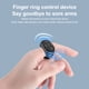 thumbnail image 3 of Bearachild Controlador de Selfie para teléfono, compatible con Bluetooth, giro de página inalámbrico, anillo de teléfono móvil, botón de Electrónica Negro, 3 of 6