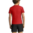 thumbnail image 6 of ITSAME Boys Swimwear Set Crewneck Tops and Swim Trunks Quick-Dry Beach Surfing Swimsuit 2-Piece Red Size 13-14, 6 of 9