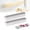 Gray*2, variant on Magnetic Wrap Dispenser with Cutter, Magnetic Cling Film Dispenser with Slide Cutter, No-Drill Refillable Food Cling Film Cutter, Easy One-Hand Operation, for Worktops & Cabinets