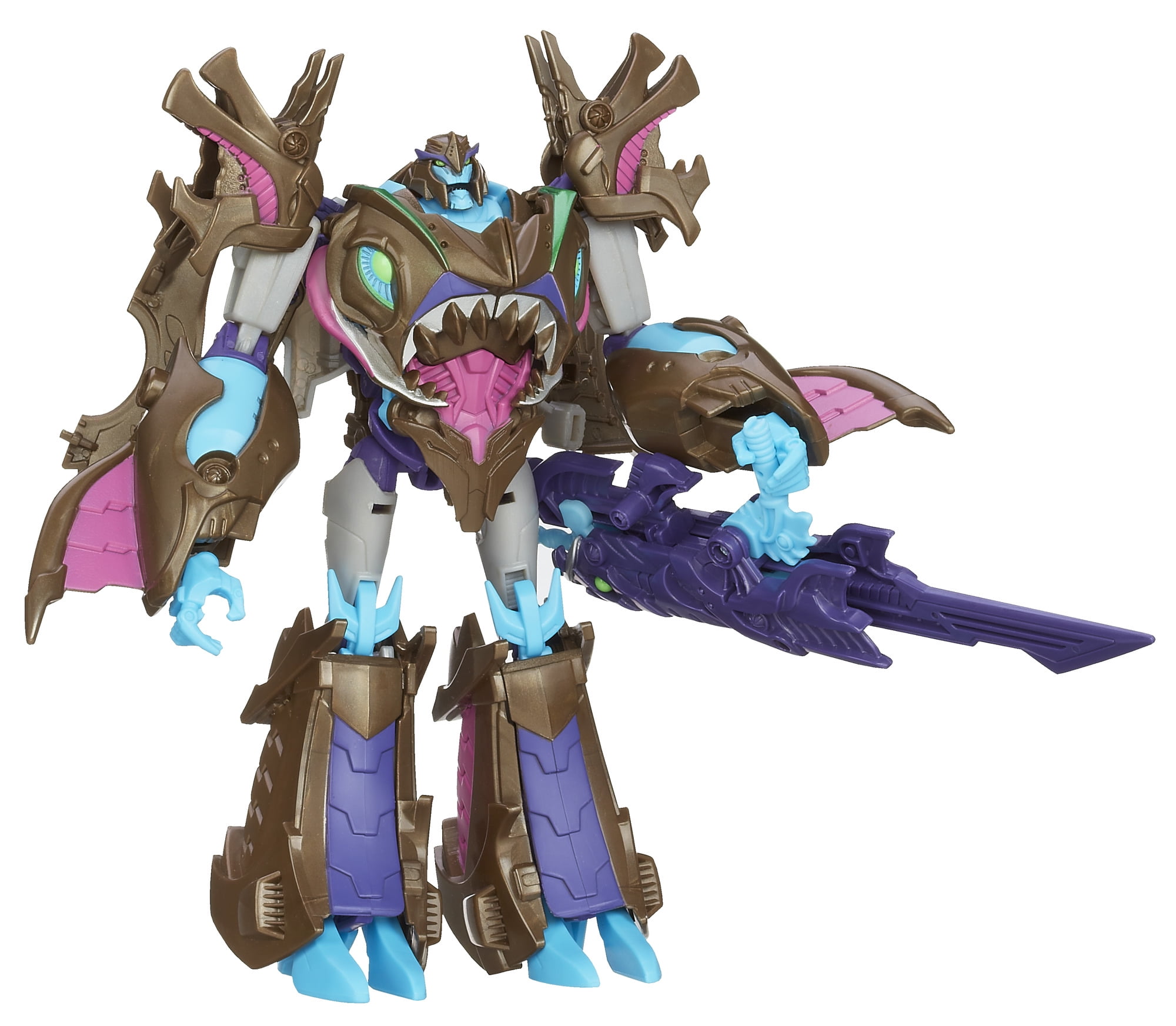 Transformers Prime Beast Hunters Voyager Class Sharkticon Megatron