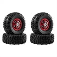 thumbnail image 1 of Rojo para 1/12 MN82 LC79 MN78 Naughty Dragon Control Remoto Accesorios de Coche Ruedas y Neumáticos de Metal Mejorados, 1 of 5
