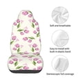 thumbnail image 3 of Lsque Tulips Flowers Pattern Car Seat Covers for Front Seats , Waterproof Seat Covers for Cars, Sporty Front Seat Covers,Car Seat Cover Protector Front Seats, 3 of 5