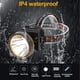 thumbnail image 4 of Linterna frontal LED recargable, linterna frontal súper brillante de 90000 lúmenes, linterna frontal LED USB resistente al agua, linterna frontal alimentada por batería para salida, 4 of 5