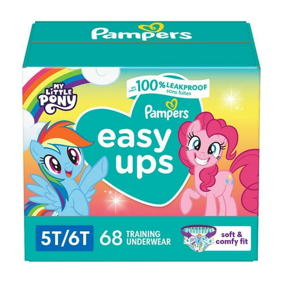 Pampers Easy Ups Training Underwear Girls, Giant Pack, 68CT