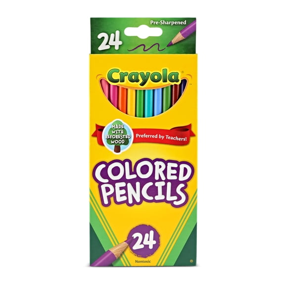 Crayola 24ct Clr Pencils 36pk Bulk