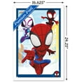 thumbnail image 3 of Marvel Spidey And His Amazing Friends - Group Wall Poster, 14.725" x 22.375", Framed, 3 of 5