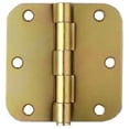 thumbnail image 1 of 20347ST4C 3.5 In. Yellow Zinc Residential Hinge .62 In. Radius, 1 of 1