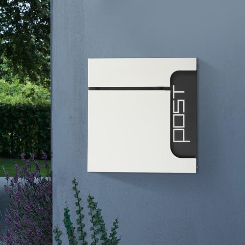 Stainless Steel Mail Letter Post Box Outdoor Wall Mount Lockable Letters Mailbox