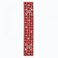 thumbnail image 2 of Christmas Table Runner,Classic Red Buffalo Plaid Seasonal Winter Xmas Holiday Kitchen Dining Table Decoration,Merry Xmas Table Runner Table Linens for Christmas Decorations 71*12 inch,Small Reindeer, 2 of 6