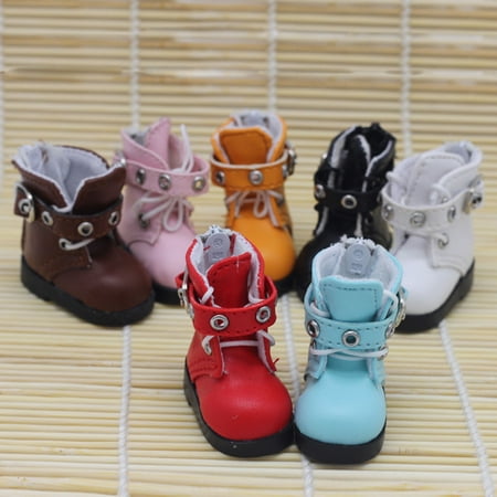 

Biplut Doll Shoes Safe Imagination Rubber Girl Doll Shoes Accessory for Kids