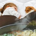thumbnail image 4 of A Bowl Ramen steam Rising Detailed toppings Inviting and Warm Throw Blanket for Couch Bed Soft Cute Fleece Fuzzy Spring Summer Throw Blankets Cozy Living Room Throw Blanket for Chair, 4 of 5