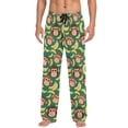thumbnail image 4 of joogoo Men's Pajama Pants Cartoon Monkey Bananas Soft Long Sleep Lounge Pjs Bottoms L, 4 of 7
