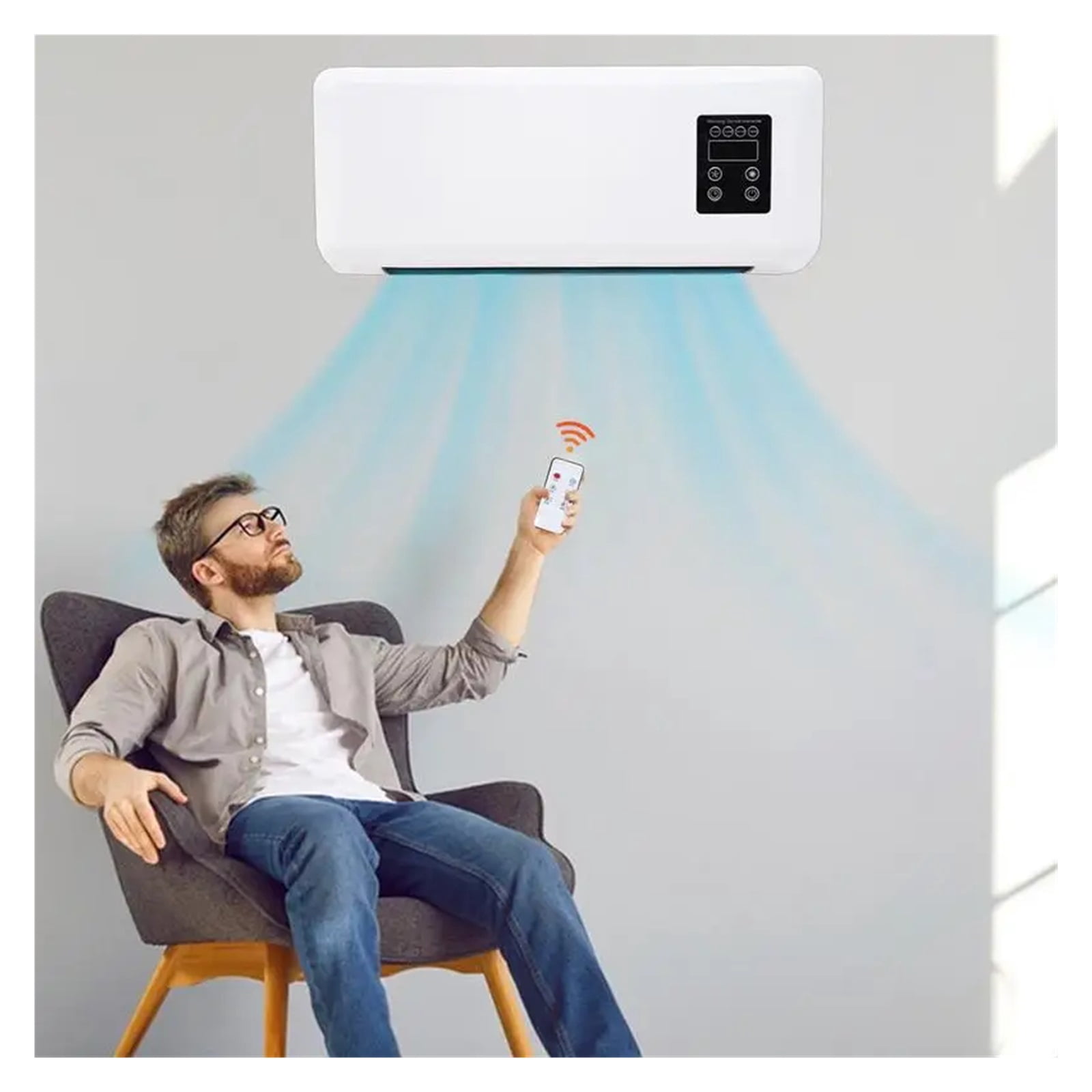 Portable Ductless Air Conditioner, Wall-Mounted Air Conditioner, and Rv Air Conditioner for Blowing and Heating