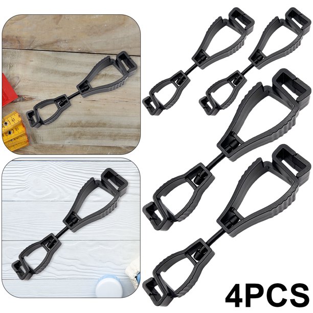 Colgador Clip para Guantes Herramienta Seguridad Con Abrazadera Multifuncional Color