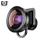 APEXEL APL-HD5SW 170° Super Wide Angle Lens for Dual Lens / Single Lens Smartphone for Pixel Galaxy Huawei Smartphones