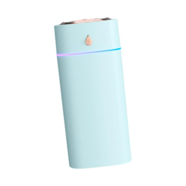 Humidificador de escritorio pequeño con luz ambiental y apagado automático. Humidificador personal. Verde