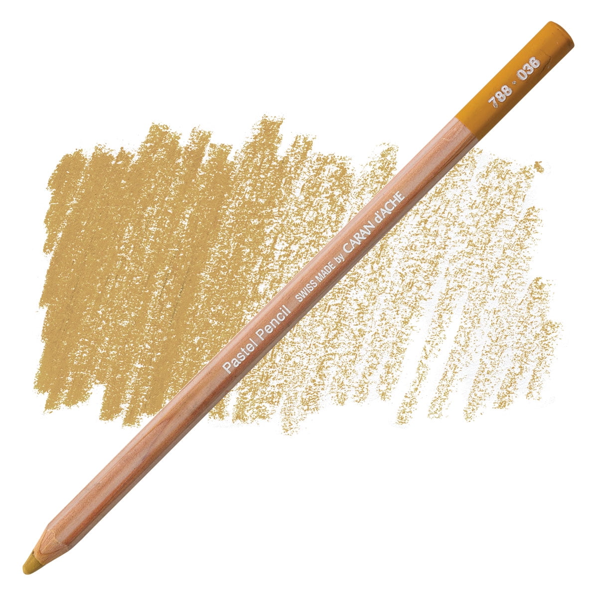 Caran d�Ache Pastel Pencil Raw Sienna