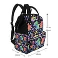 thumbnail image 2 of Fotbe Colorful Animals Mochila Maternidad - Lona de Sarga Impermeable, Mochila de Pañales de Gran Capacidad con Múltiples Bolsillos y Correas Ajustables, 2 of 6