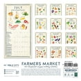 Farmers Market Calendar 2025 Illustrated Recipes Wall Calendar 12