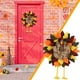 thumbnail image 1 of Ganfancp Acción de Gracias Flor Pavo Puerta Del Patio Colgante Halloween Bar Fiesta Pared Decoraciones Adornos Rebajas Hoy Liquidación 1X Colgadores de Pavo, 1 of 7