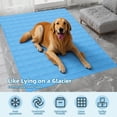 thumbnail image 6 of Pressure Activated Self Cooling Pet Mat for Dogs Cats Leakproof Cool Pad Scratch Bite Resistant Summer Cool Bed Cushion Indoor Sofa Crate Car Covered Outdoor Use,11.81*15.74inch, 6 of 9